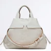 Donna GIANNI CHIARINI Borsa Duna in pelle e tessuto Col.