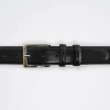 Uomo OLD GALLES Cinturan in Pelle Nero