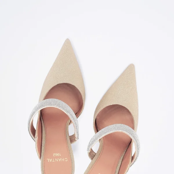 Donna CHANTAL Sabot scalzato in glitter Col.