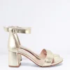 Donna L'AMOUR Sandalo Alto Col. Platino