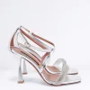 Donna ALBANO Sandalo Alto Strass Col.