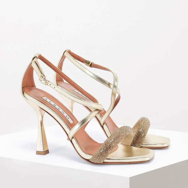 Donna ALBANO Sandalo Alto Strass Col.