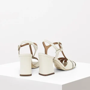 Donna GIANMARCO SORELLI Sandalo in pelle Col. Panna