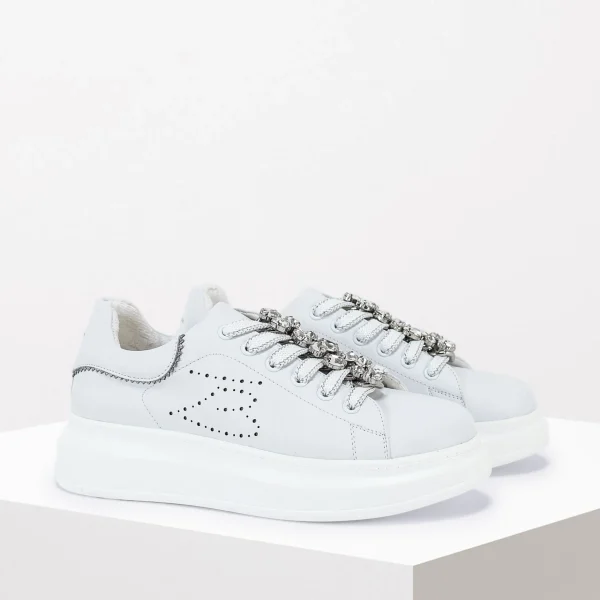Donna TOSCA BLU Sneaker Blues in pelle Col.