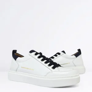 Uomo ALEXANDER SMITH Sneaker Bond in pelle Col. Blu