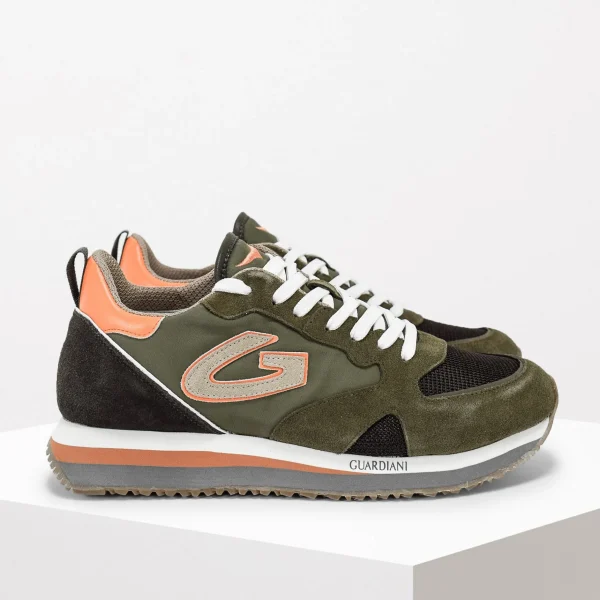 Uomo ALBERTO GUARDIANI Sneaker in Camoscio Col.
