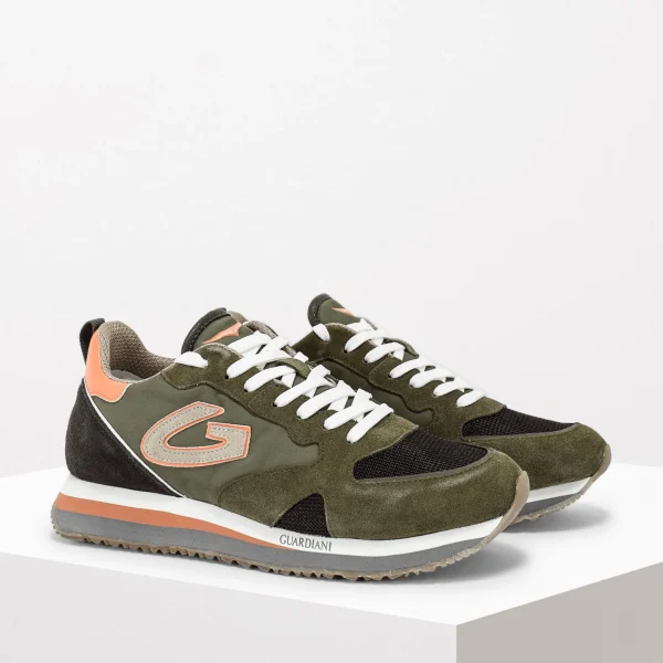 Uomo ALBERTO GUARDIANI Sneaker in Camoscio Col.