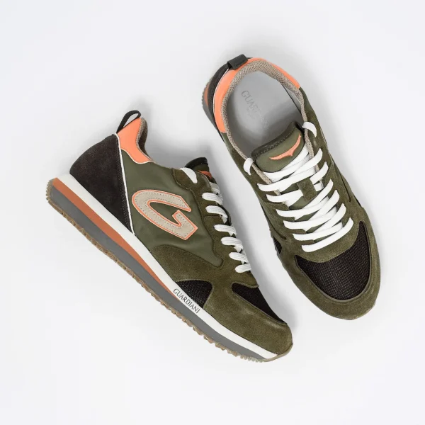 Uomo ALBERTO GUARDIANI Sneaker in Camoscio Col.