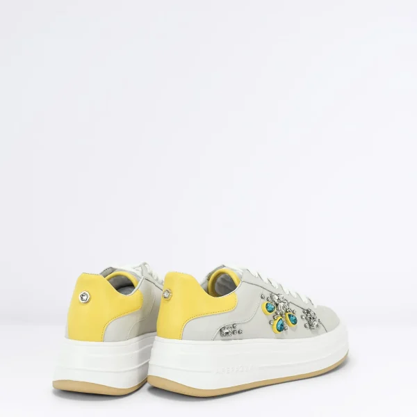 Donna APEPAZZA Sneaker in Pelle Col. Bianco