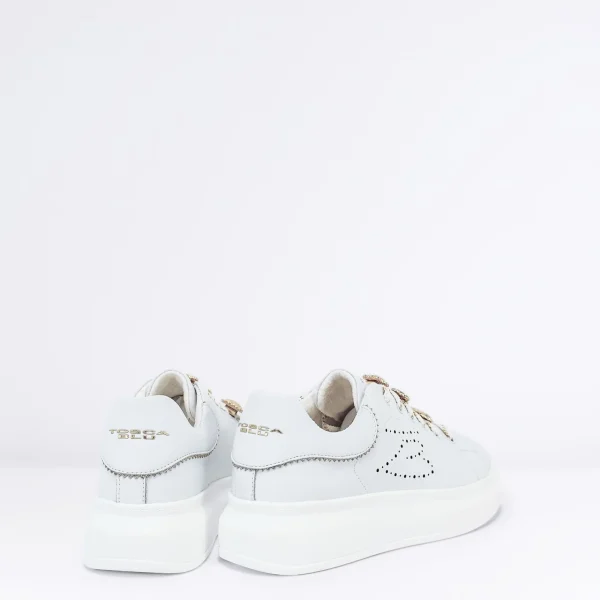 Donna TOSCA BLU Sneaker in pelle Col.