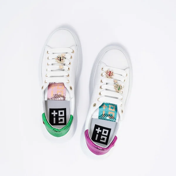 Donna GIO+ Sneaker in pelle Col.