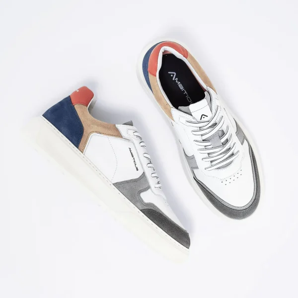 Uomo AMBITIOUS Sneaker in Pelle Col.