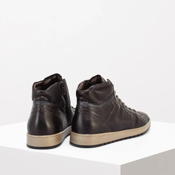 Uomo NERO GIARDINI Sneaker in Pelle Col. T. di Moro