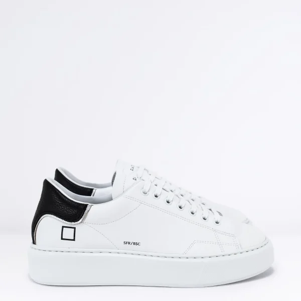 Donna D.A.T.E. Sneaker Sfera in pelle Col. Bianco