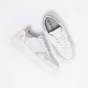 Donna D.A.T.E. Sneaker Step in pelle Col. Rosa