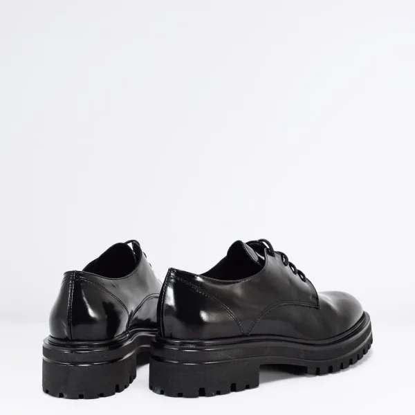Donna VSL Stringata derby in pelle Col.