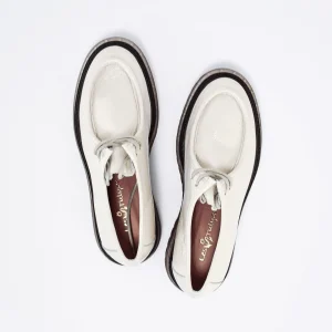 Donna CHAMP DE FLEURS Stringata in pelle naplak Col.
