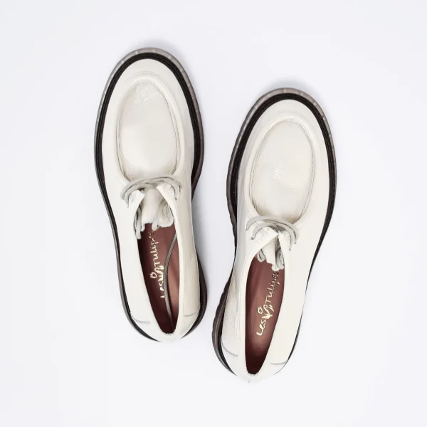 Donna CHAMP DE FLEURS Stringata in pelle naplak Col.