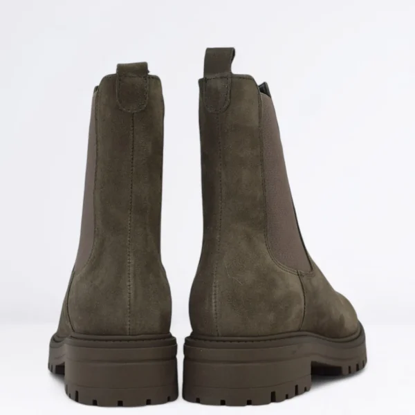 Donna FRANCESCO BRUNELLI Tronchetto Beatles in camoscio Col. Beige