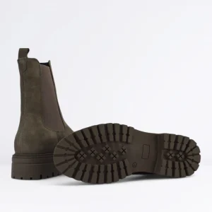 Donna FRANCESCO BRUNELLI Tronchetto Beatles in camoscio Col. Beige
