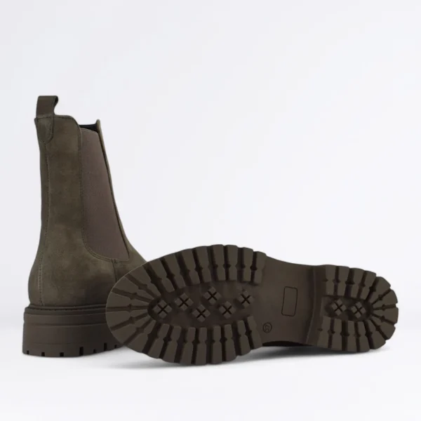 Donna FRANCESCO BRUNELLI Tronchetto Beatles in camoscio Col. Beige